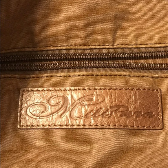 VTG Rabeanco Women’s Large Tan Leather Satchel Shoulder bag Italy - Picture 13 of 13